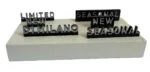 D1 Milano Base - 6 Movable Signs (D1-MS-B) Unisex WATCHES