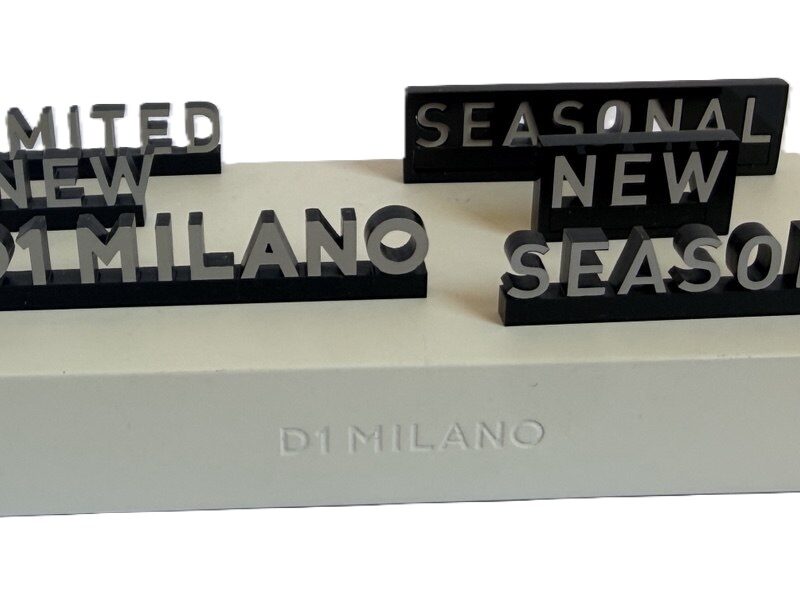 D1 Milano Base - 6 Movable Signs (D1-MS-B) Unisex WATCHES