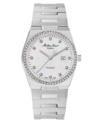 Mathey-Tissot Zeus Diamond Accents Stainless Steel White Dial Quartz D118SAI Women's Watch