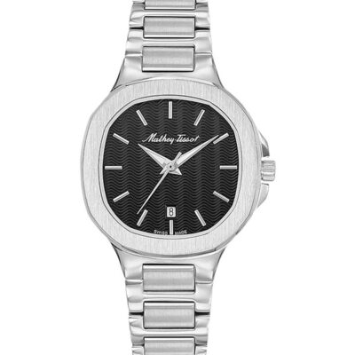 Mathey-Tissot Evasion Stainless Steel Black Dial Quartz D152AN Women's Watch