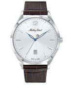 Mathey-Tissot Urban Leather Strap Silver Dial Quartz D411AS Women's Watch