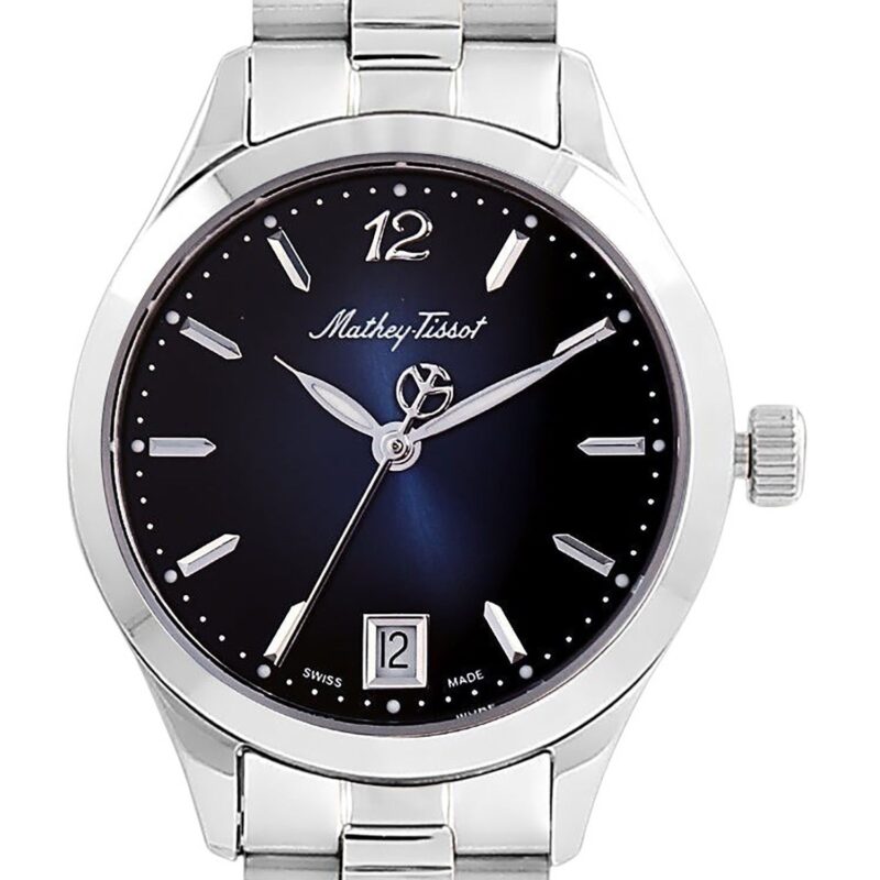 Mathey-Tissot Urban Stainless Steel Blue Dial Quartz D411MABU Women's Watch