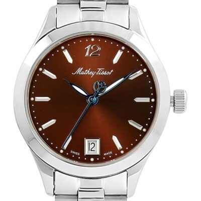 Mathey-Tissot Urban Stainless Steel Brown Dial Quartz D411MAM Women's Watch