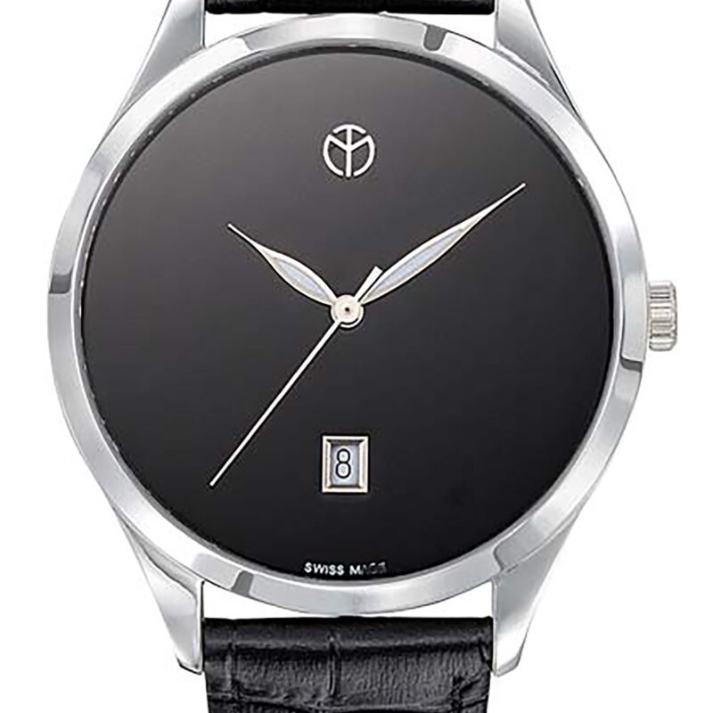 Mathey-Tissot Urban Leather Strap Black Dial Quartz D411NM Women's Watch