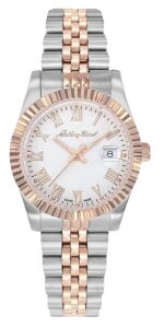Mathey-Tissot Mathy III Roman Two Tone Stainless Steel White Dial Quartz D810BRA Women's Watch