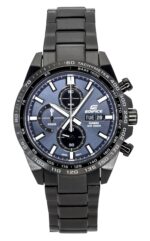 Casio Edifice Analog Chronograph Stainless Steel Blue Dial Quartz EFR-574DC-2AV 100M Men's Watch