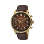 Casio Edifice Standard Chronograph Gold - Brown (EFR-575CL-5AEF) Men WATCHES