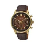 Casio Edifice Standard Chronograph Gold - Brown (EFR-575CL-5AEF) Men WATCHES