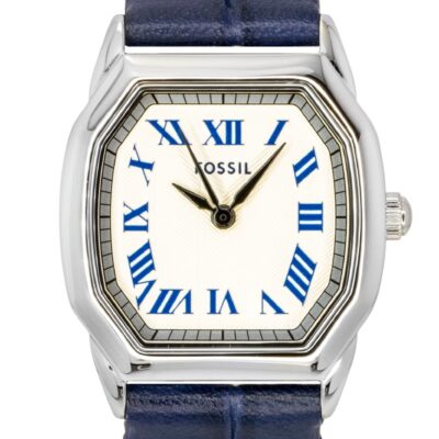 Fossil Harlow Croco Leather Cream Dial Quartz ES5425 Women's Watch