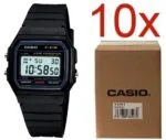 Casio Vintage F-91w-1yeg **pack 10 Pcs** (F-91W-1YEG-10) Unisex WATCHES