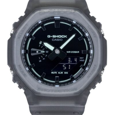 Casio G-Shock Analog Digital Resin Strap Black Dial Quartz GA-2100K-1A 200M Men's Watch