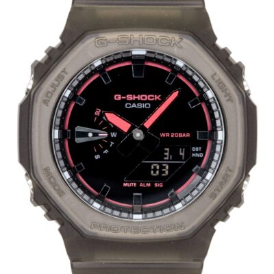 Casio G-Shock Analog Digital Resin Strap Black Dial Quartz GA-2100K-5A 200M Men's Watch