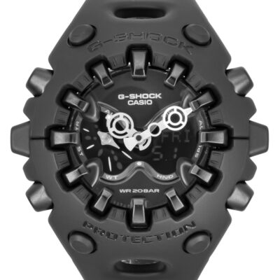 Casio G-Shock Analog Digital Resin Strap Black Dial Quartz GA-V01-1A 200M Men's Watch