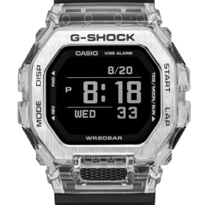 Casio G-Shock G-Lide Digital Smartphone Link Resin Strap Quartz GBX-100S-1 200M Unisex Watch