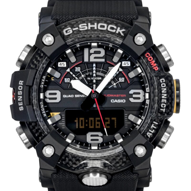 Casio G-Shock Master of G-Land Mudmaster Analog Digital Smartphone Link Black Dial Quartz GG-B100X-1A 200M Men's Watch