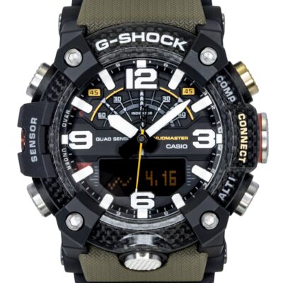 Casio G-Shock Master of G-Land Mudmaster Analog Digital Smartphone Link Black Dial Quartz GG-B100X-1A3 200M Men's Watch
