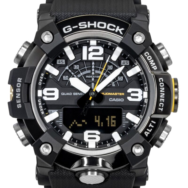 Casio G-Shock Master of G-Land Mudmaster Analog Digital Smartphone Link Black Dial Quartz GG-B100XMB-1A 200M Men's Watch