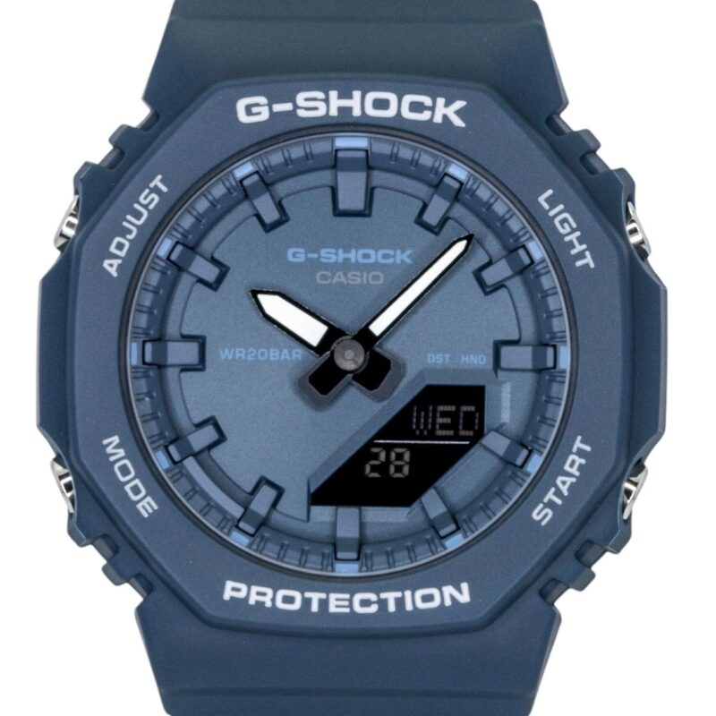 Casio G-Shock Analog Digital Bio-Based Resin Strap Blue Dial Quartz GMA-P2100BA-2A 200M Women's Watch Casio G-Shock Analog Digital Bio-Based Resin Strap Blue Dial Quartz GMA-P2100BA-2A 200M Women's Watch
