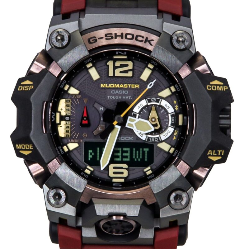 Casio G-Shock Master Of G-Land Mudmaster Analog Digital Smartphone Link Black Dial Solar GWG-B1000-1A4 200M Men's Watch