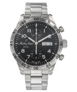 Mathey-Tissot Flyback Type 21 Chronograph Stainless Steel Black Dial Automatic H1821CHATNG Men's Watch