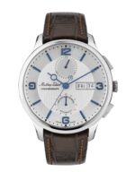 Mathey-Tissot Edmond Chronograph Limited Edition White Dial Automatic H1886CHATAI Men's Watch With Gift Set