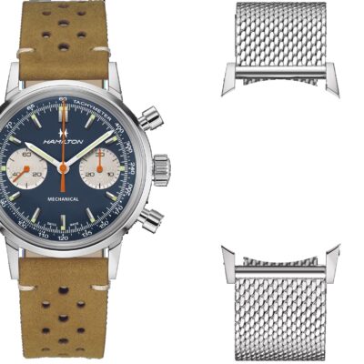 Hamilton Intra-matic Automatic Chrono Special Pack + Extra Strap (H38429541) Men WATCHES