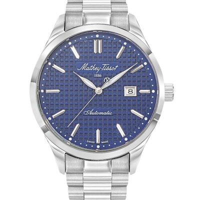 Mathey-Tissot Urban Stainless Steel Blue Dial Automatic H411ATABU Men's Watch