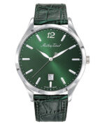 Mathey-Tissot Urban Leather Strap Green Dial Quartz H411AV Men's Watch