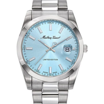 Mathey-Tissot Mathy Sunray I Limited Edition Stainless Steel Blue Dial Quartz H451BU Men's Watch