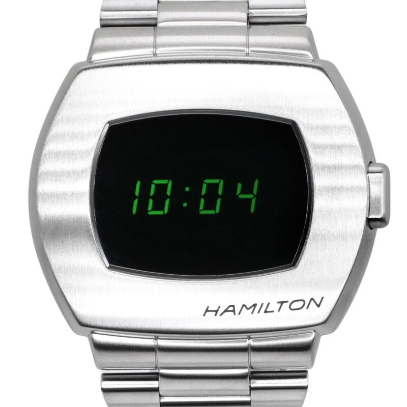 Hamilton PSR American Classic Digital Stainless Steel Quartz H52414131 100M Men's Watch