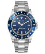 Mathey-Tissot Vintage Stainless Steel Blue Dial Quartz H900ABU Men's Watch