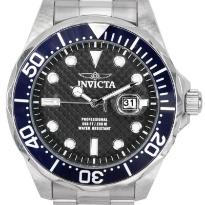 Invicta Pro Diver Black Dial Quartz Diver's 12562 200M Men's Watch