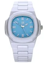 Light Time Velvet Nautilus - Light Blue (L511-SIL-AZ) Men WATCHES