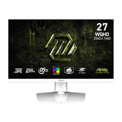 MSI MAG 274QRFW E20 27" WQHD 200Hz IPS Gaming Monitor - White
