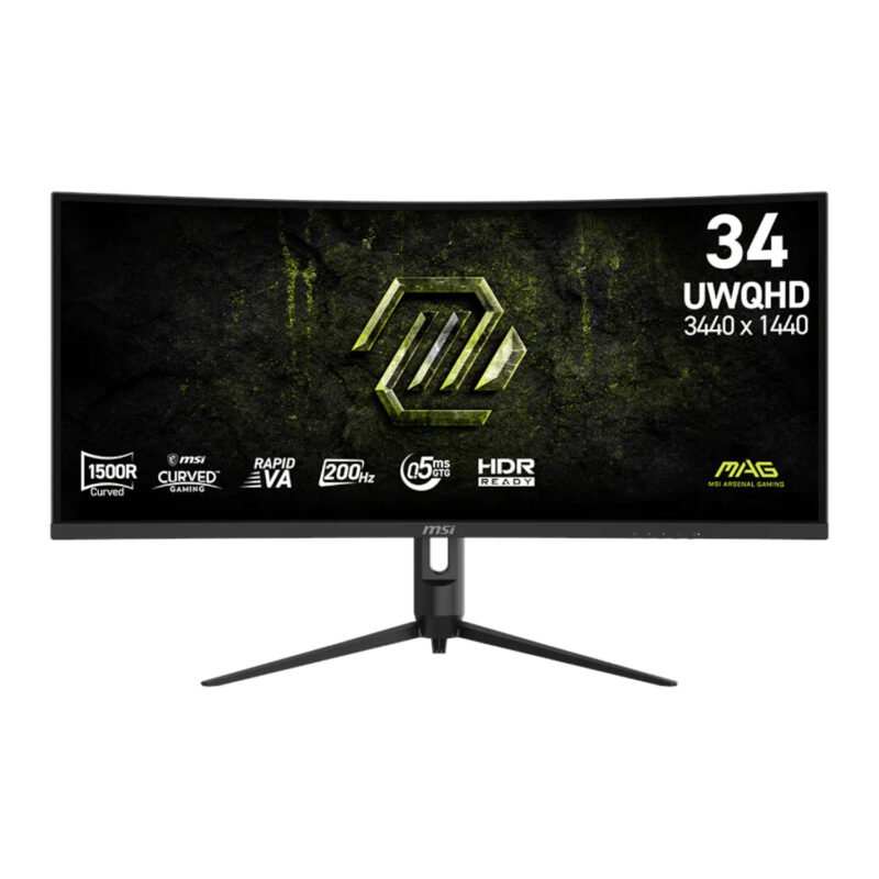 MSI MAG 342CQRF E20 34" UWQHD 200Hz VA Curved Gaming Monitor