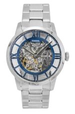 Fossil Townsman Stainless Steel Blue Skeleton Dial Automatic ME3260 Men's Watch