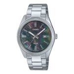 Casio Collection Date - Mother Of Pearl - Black (MTP-1302DS-1AVDF) Men WATCHES