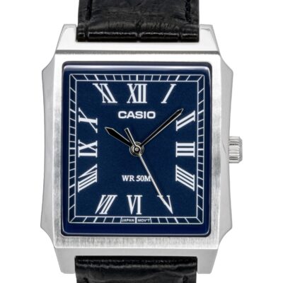 Casio Standard Analog Leather Strap Blue Dial Quartz MTP-B190L-2BV Men's Watch