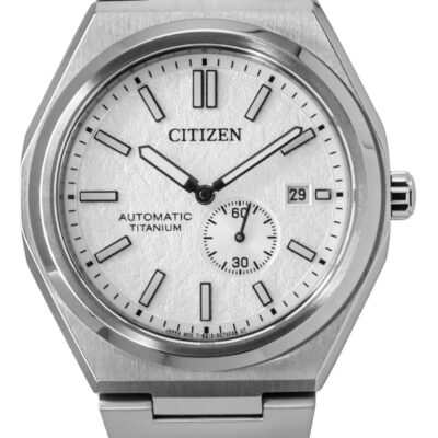Citizen Zenshin Super Titanium Silver Dial Automatic NJ0180-80A 100M Men's Watch