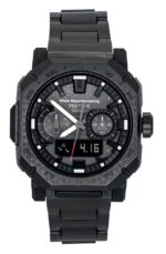 Casio Pro Trek White Mountaineering Analog Digital Smartphone Link Black Dial Solar PRW-B1000WM-1 100M Men's Watch