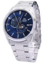 Orient Contemporary Sun & Moon Blue Dial Automatic RA-AK0308L10B RA-AK0308L30B Men's Watch