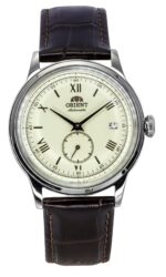 Orient Classic Bambino Version 2 Small Seconds Brown Leather Strap Champagne Dial Automatic RA-AP0105Y Men's Watch