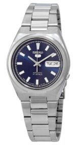 Refurbished Seiko Stainless Steel Blue Dial Automatic SNKC51J1 Men's Watch