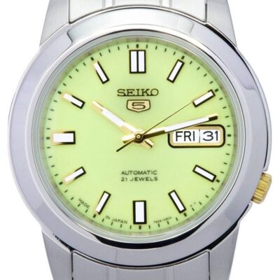 Refurbished Seiko 5 Stainless Steel Green Dial Automatic SNKK19 SNKK19J1 SNKK19J Men's Watch