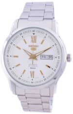 Refurbished Seiko 5 Automatic White Dial SNKP15 SNKP15K1 SNKP15K Men's Watch