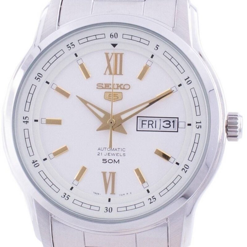 Refurbished Seiko 5 Automatic White Dial SNKP15 SNKP15K1 SNKP15K Men's Watch Refurbished Seiko 5 Automatic White Dial SNKP15 SNKP15K1 SNKP15K Men's Watch