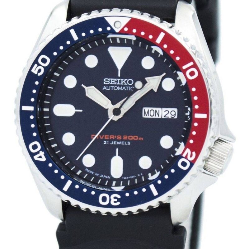 Refurbished Seiko Automatic Diver's 200m Made in Japan SKX009 SKX009J1 SKX009J Men's Watch