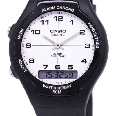 Refurbished Casio Analog Digital Dual Time AW-90H-7BVDF AW90H-7BVDF Men's Watch
