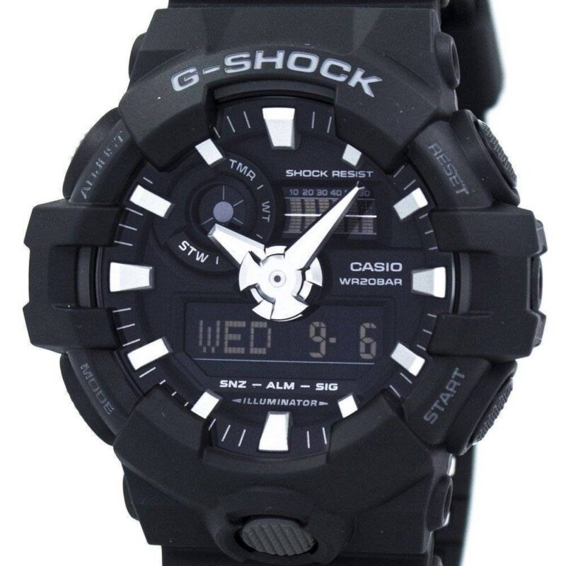 Refurbished Casio G-Shock Analog Digital GA-700-1B GA700-1B Men's Watch