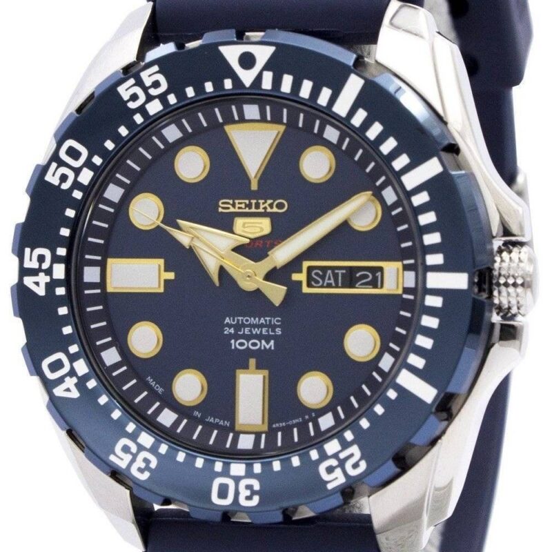 Refurbished Seiko 5 Sports Automatic 24 Jewels Japan Made SRP605J2 Men's Watch Refurbished Seiko 5 Sports Automatic 24 Jewels Japan Made SRP605J2 Men's Watch
